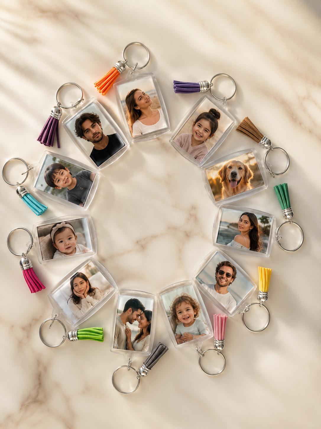 Photo keychain collection